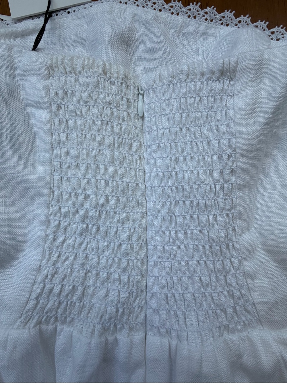 NWT: Reformation Malvina Linen Puff-Sleeve Mini Dress - women’s: Small P - Picture 8 of 16
